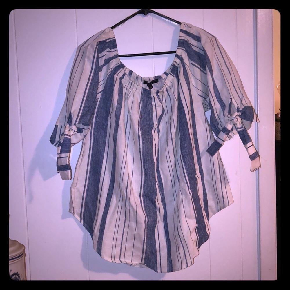 Blue and White Striped Shirt!!!